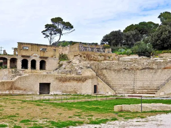 Pausilypon archaeological park in Naples
