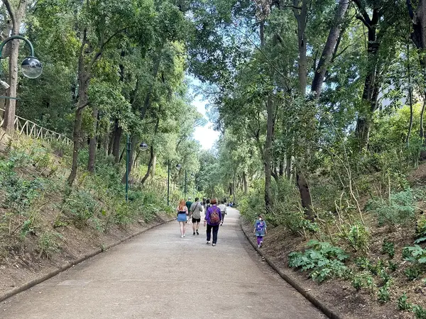 The entrance avenue of Villa Floridiana