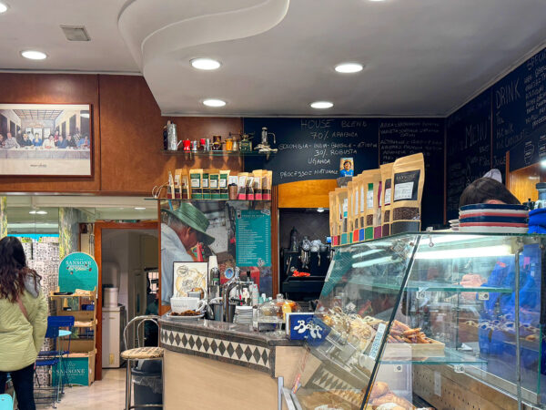 Sansone Coffee Shop in Naples, Italy