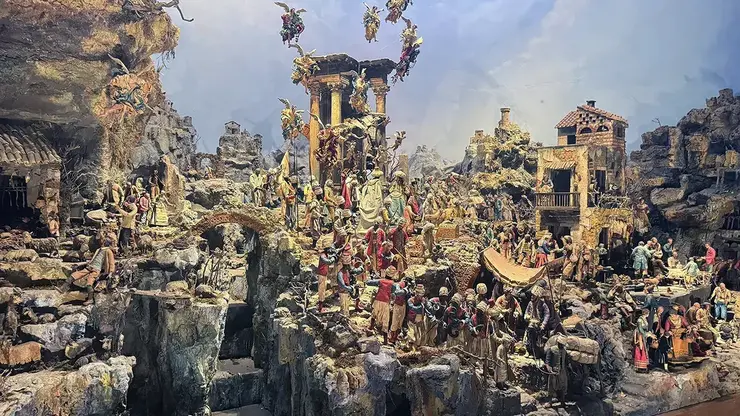 Nativity scene by Michele Cuciniello 1879