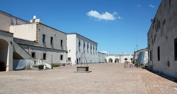 The Piazza d'Armi on the top of Castel Sant'Elmo