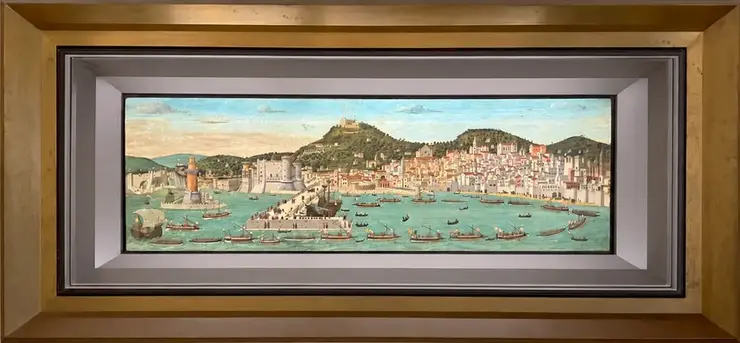 The Tavola Strozzi – 15th century Naples from the sea.