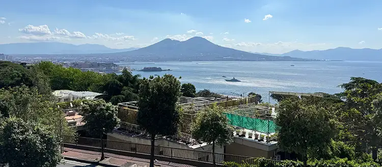 View of the Bay of Naples from Posillipo